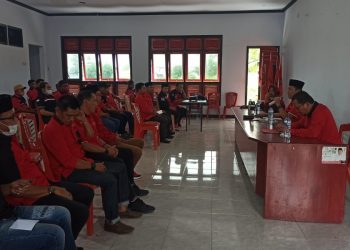 Sesuai Instruksi DPD, DPC PDIP Bolsel Gelar Rakor