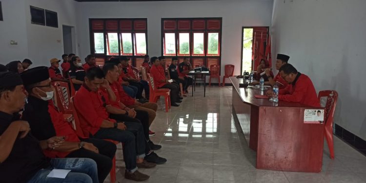 Sesuai Instruksi DPD, DPC PDIP Bolsel Gelar Rakor