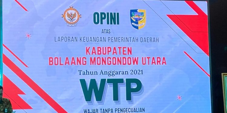 Pemkab Bolmut Raih WTP Ke 6 Kalinya Dari BPK RI