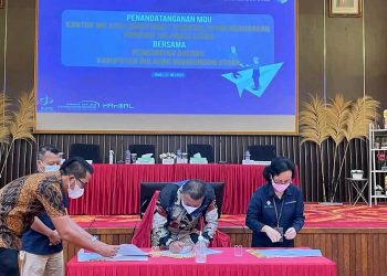 Perkuat Koordinasi dan Sinergi Dengan Kemenkeu, Pemkab Bolmut Teken MOU Bersama DJPb Sulut