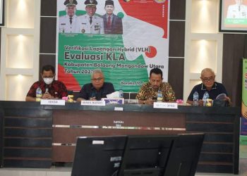 Bolmut Ikuti VLH Evaluasi Kabupaten/Kota Layak Anak Tahun 2022