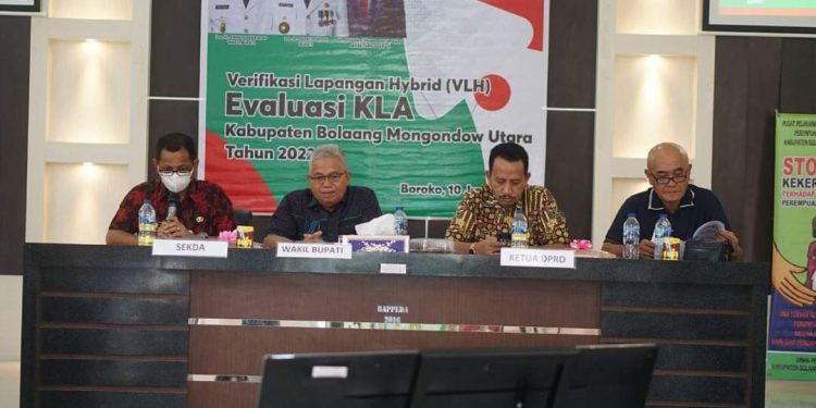 Bolmut Ikuti VLH Evaluasi Kabupaten/Kota Layak Anak Tahun 2022