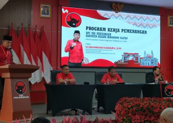 Dalam Rakernas II PDI Perjuangan Iskandar Kamaru Didaulat Berikan Materi Strategi Pemenangan Pemilu 2024
