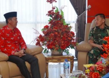 Bupati Bolsel Terima Kunker Danrem 131 Santiago