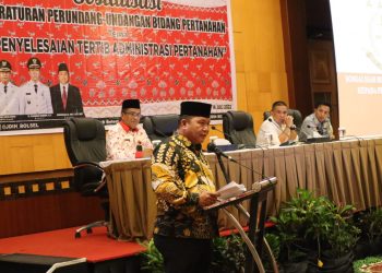 Ini Harapan Wabup untuk Seluruh Sangadi se-Bolsel Terkait Penyelesaian Tertib Administrasi Pertanahan