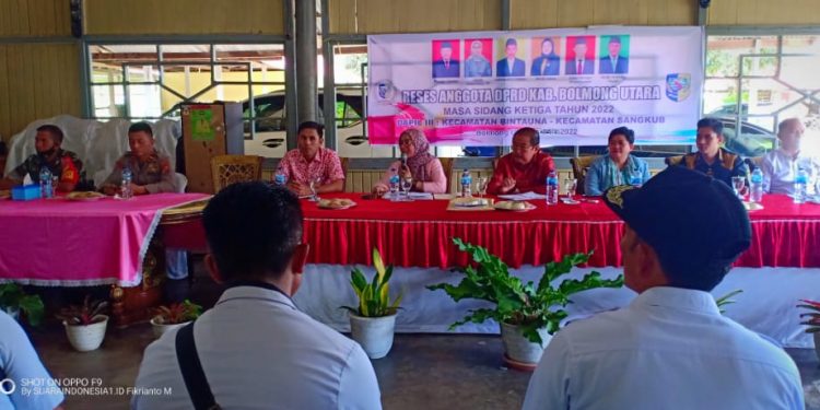 Anggota DPRD Bolmut Dapil 3 Gelar Reses