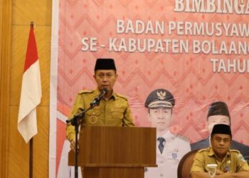 Bupati Iskandar Kamaru Buka Kegiatan Bimtek Anggota BPD se-Bolsel