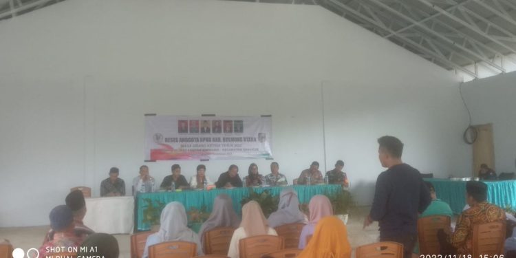 Wakil Rakyat Dapil 3 Gelar Reses Masa Sidang Ketiga Tahun 2022