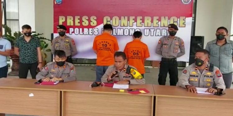 Polres Bolmut Amankan 305 Butir Trihexyphenidyl Bersama Dua Orang Pengedar