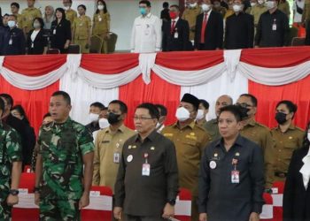 Wabup Bolsel, Deddy Abdul Hamid Hadiri Pelantikan Sekprov Sulut