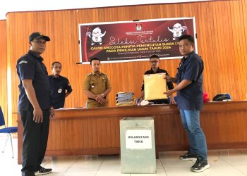 Bawaslu Bolmut Pantau Pelaksanaan Ujian Tertulis Seleksi Calon PPS Pemilu 2024