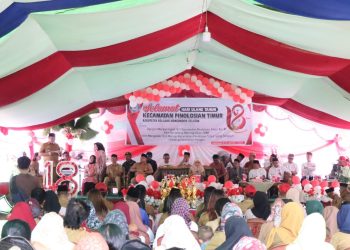 Peringati HUT Ke-18, Wabup Ajak Masyarakat Kecamatan Pintim Berinovasi Olah Potensi yang Ada