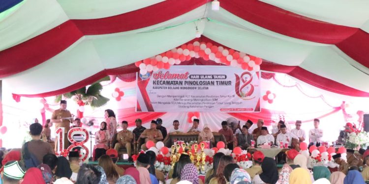 Peringati HUT Ke-18, Wabup Ajak Masyarakat Kecamatan Pintim Berinovasi Olah Potensi yang Ada