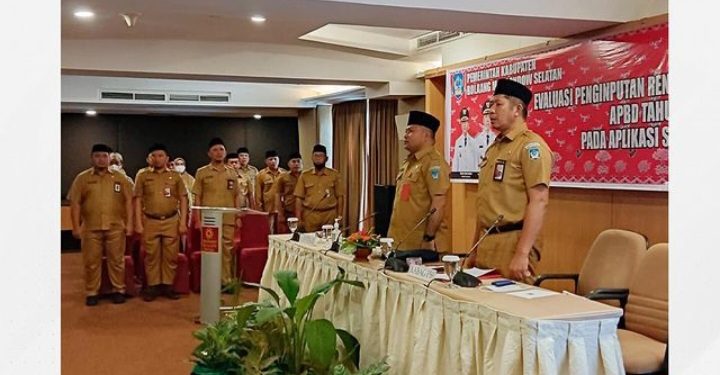 Pemkab Bolsel Gelar Evaluasi Pengimputan RUP APBD 2023