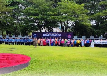 Wabup Bolsel Hadiri Peringatan HUT ke-20 Kabupaten Bone Bolango