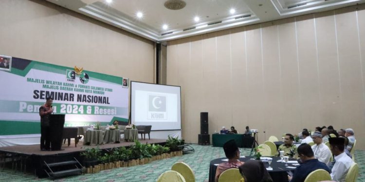 Bupati Iskandar Kamaru Ikuti Seminar Nasional Pemilu 2024 dan Resesi