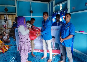 Dukung Pemda Perangi Stunting, KNPI Bolsel Salurkan BTS