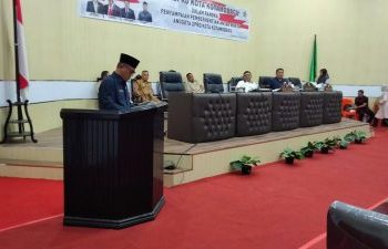 Ketua DPRD Kotamobagu Pimpin Paripurna Penyampaian PAW Almarhum Sukardi Sugeha