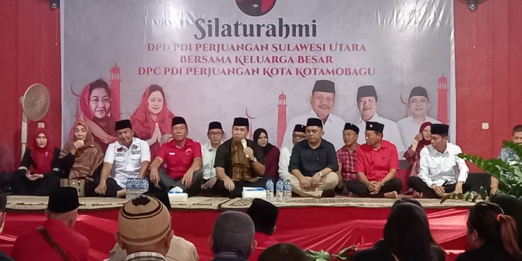 Wagub Steven Kandouw Silaturahmi dengan DPC PDI Perjuangan Kotamobagu