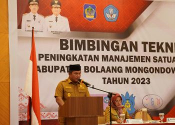 Dibuka Oleh Wabup Deddy Abdul Hamid, Pemkab Bolsel Gelar Bimtek Peningkatan Manajemen PAUD