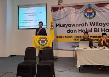Sah! Zulkarnain Kamaru Terpilih Ketua IKA PMII Sulut Periode 2023-2028