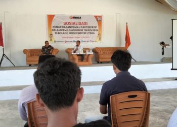 Cegah Potensi Pelanggaran Pemilu 2024, Bawaslu Bolmut Gelar Sosialisasi Pengawasan Partisipatif