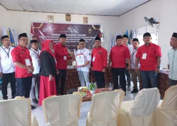 DPC PDI Perjuangan Bolsel Resmi Mendaftarkan 20 Calegnya di KPU, Berikut Daftar Nama Beserta Dapilnya