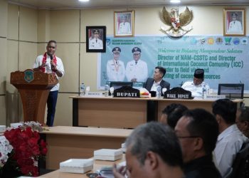 Bupati dan Wabup Bolsel Terima Kunjungan Direktur NAM-CSSTC dan Direktur ICC