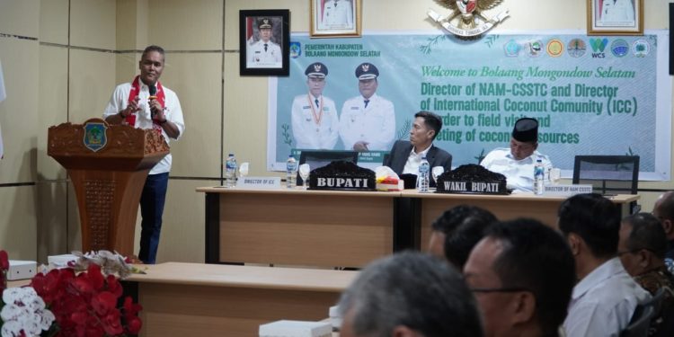 Bupati dan Wabup Bolsel Terima Kunjungan Direktur NAM-CSSTC dan Direktur ICC