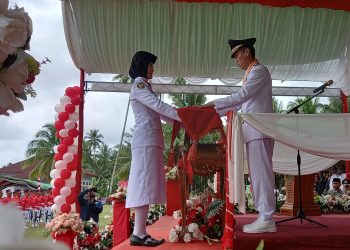 Upacara Peringatan HUT RI Ke-78 di Kabupaten Bolsel Berjalan Khidmat