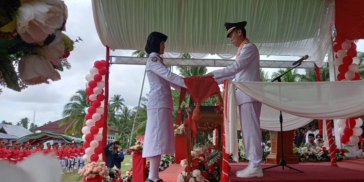 Upacara Peringatan HUT RI Ke-78 di Kabupaten Bolsel Berjalan Khidmat