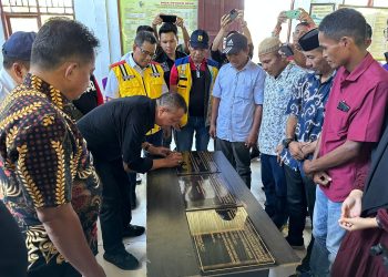 Anggota Komisi V DPR RI Djendri Alting Keintjem Resmikan P3TGAI di Bolmut