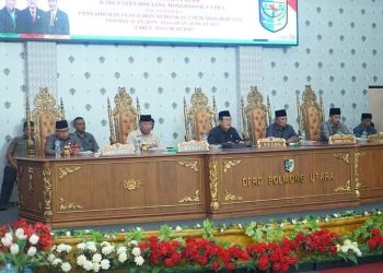 Bahas Perubahan APBD Tahun Anggaran 2023, DPRD Bolmut Gelar Rapat Paripurna