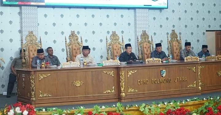 Bahas Perubahan APBD Tahun Anggaran 2023, DPRD Bolmut Gelar Rapat Paripurna