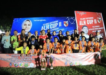 Ketua DPRD Kotamobagu Hadiri dan Tutup Turnamen Sepak Bolah ALH Cup II