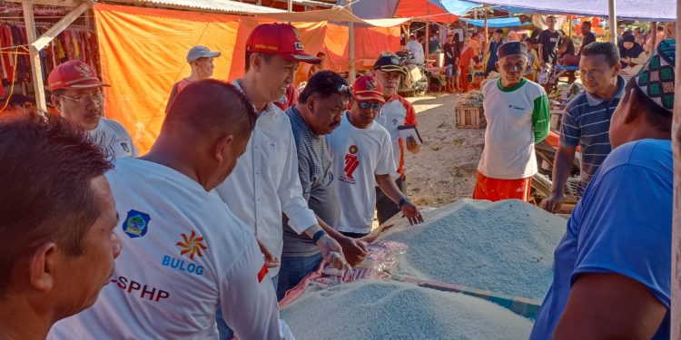 Bupati Iskandar Kamaru Sidak Pasar dan Proyek Fisik di Kecamatan Posigadan