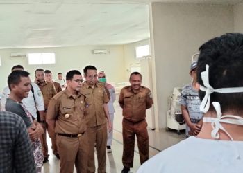 Pj Bupati Bolmut Sirajudin Lasena Tinjau Pelayanan dan Sarana Prasarana RSUD