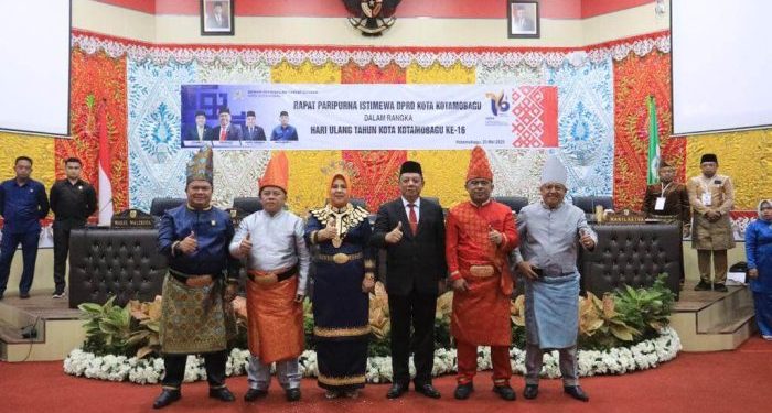 Peringati HUT Ke-16 Kota Kotamobagu, DPRD Gelar Rapat Paripurma Istimewa