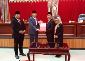 DPRD Bolsel Gelar Paripurna Penetapan Ranperda APBD Tahun Anggaran 2024