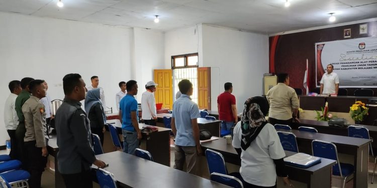 KPU Bolmut Sosialisasikan Tempat Pemasangan APK Pemilu 2024