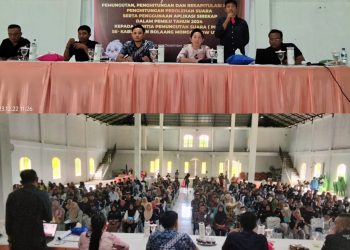 KPU Bolmut Gelar Bimtek Tungsura dan Pengenalan Penggunaan Aplikasi Sirekap