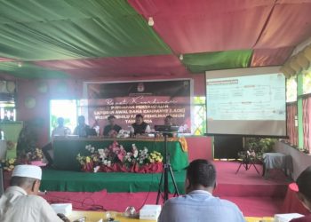 KPU Bolmut Gelar Rakor Penyampaian LADK