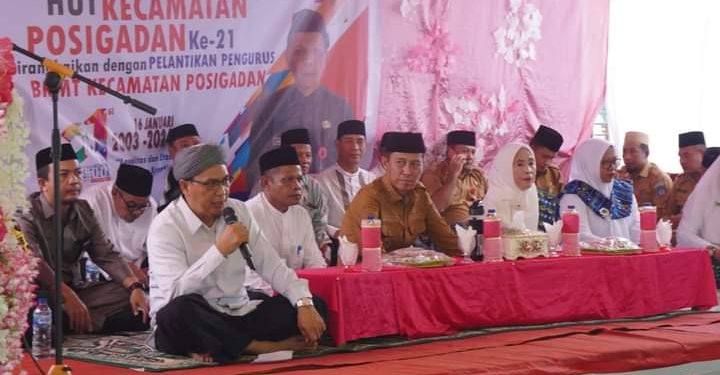 Dzikir Bersama Warnai Perayaan HUT Ke-21 Kecamatan Posigadan