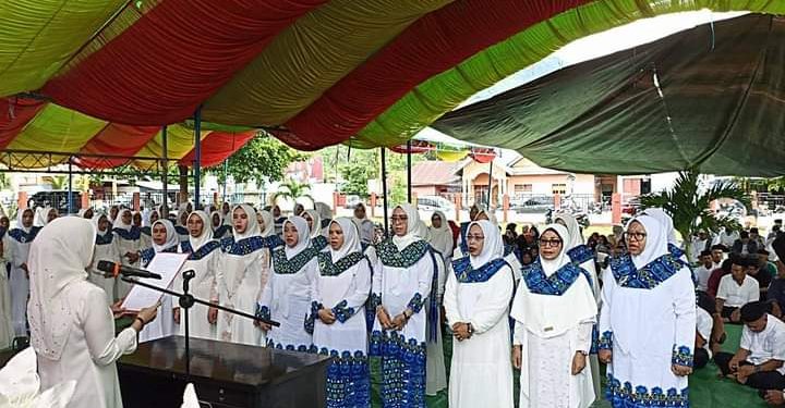 Ketua TP-PKK Bolsel Resmi Kukuhkan Pengurus BKMT Kecamatan Posigadan