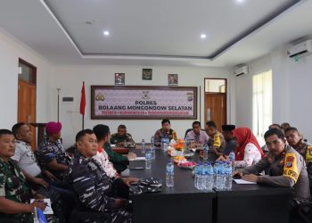 Bersama Lintas Sektor, Polres Bolsel Gelar Rakor Awal Pengamanan Pemilu Serentak 2024