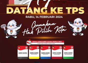 KPU Bolmut : Ayo Datang Ke TPS dan Gunakan Hak Pilih Anda, Rabu 14 Februari 2024