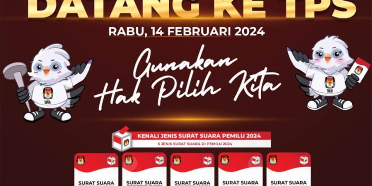 KPU Bolmut : Ayo Datang Ke TPS dan Gunakan Hak Pilih Anda, Rabu 14 Februari 2024