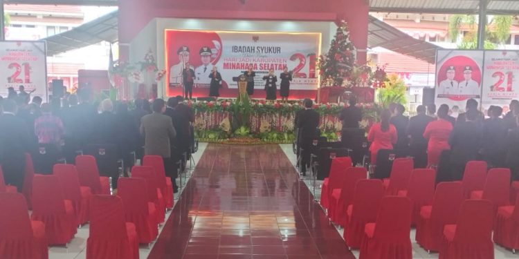 Frangky Chendra Hadiri Hari Jadi Minahasa Selatan