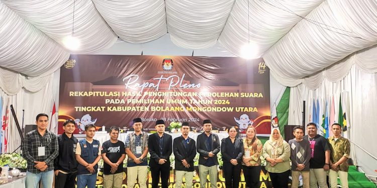 Dinilai Sukses Jalankan Pemilu 2024, KPU Bolmut Tuai Apresiasi Dari Berbagai Kalangan