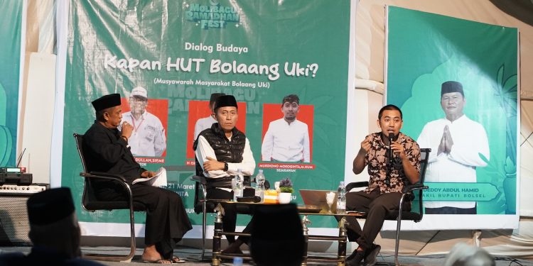 Dalam Dialog Budaya Kapan HUT Bolaang Uki, Bupati Iskandar Usulkan Beberapa Poin Penting